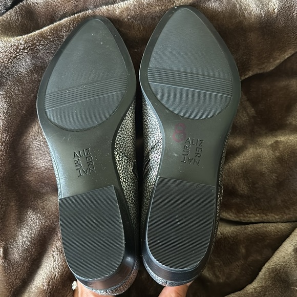 Naturalizer Women's Blair Silver Leather Ankle Boots N2315 Size 7 - Picture 2 of 3